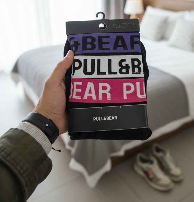 PULL&BEAR Purple BOXERS